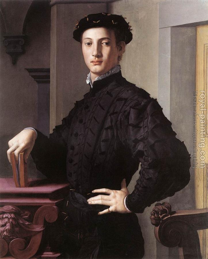 Agnolo Bronzino : Portrait of a Young Man